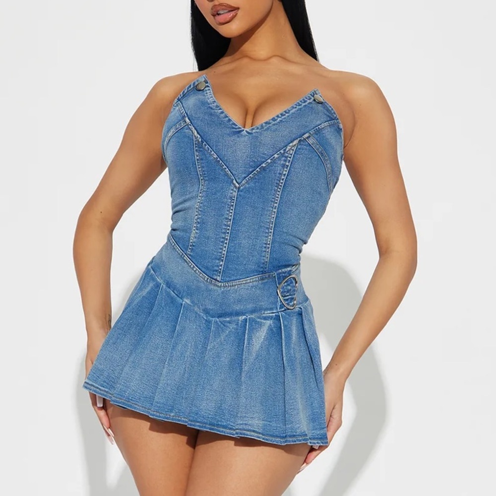 Denim Mini Dress